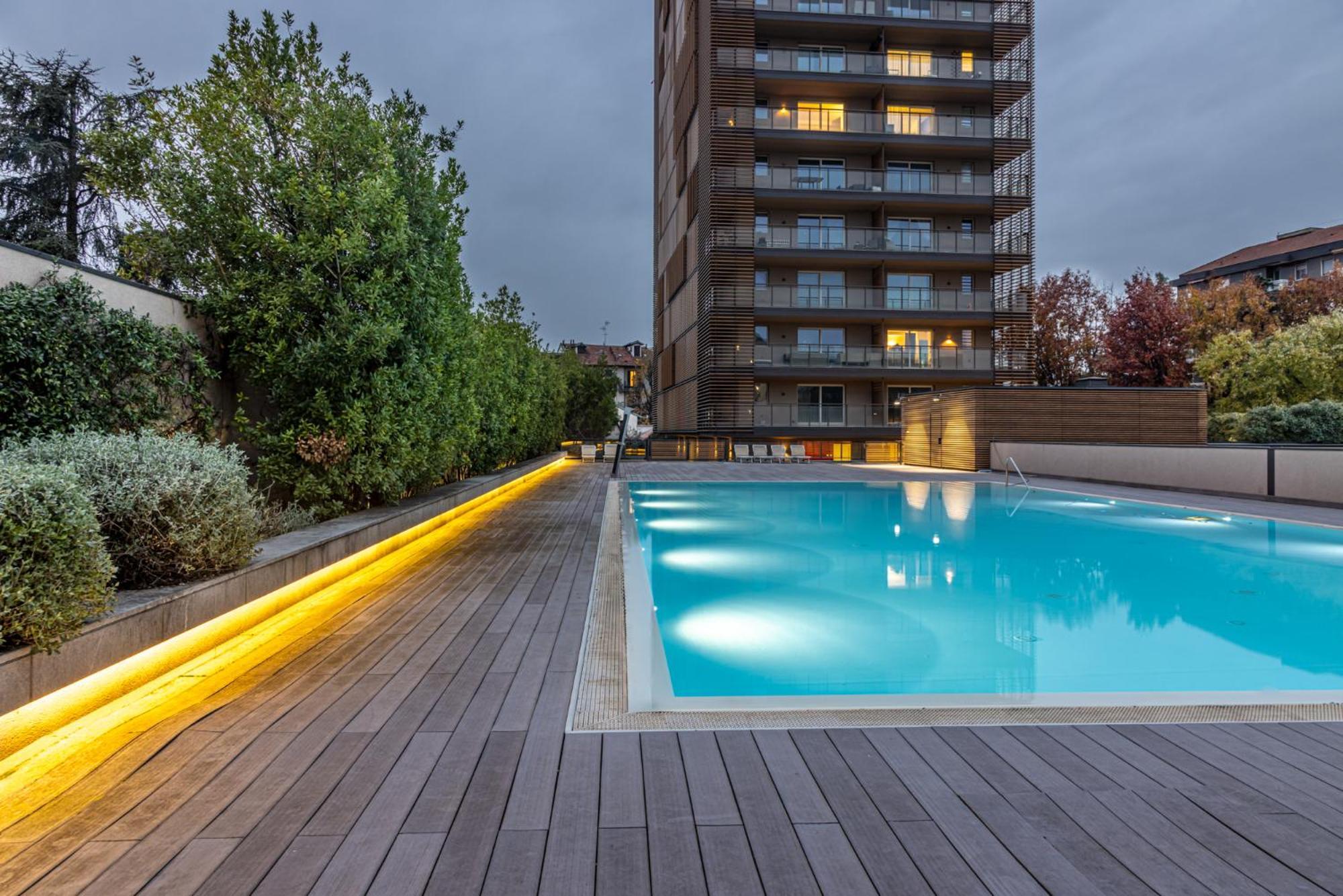 Cozy - Parking - Pool - Sauna - Gym -spa Apartment
